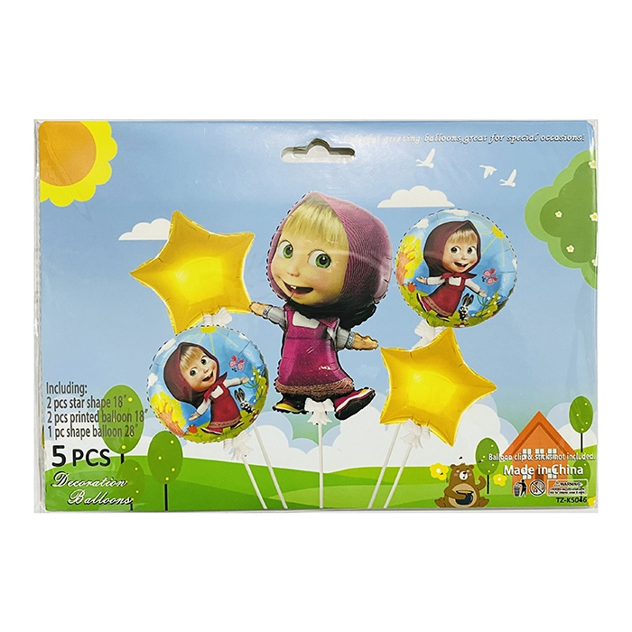 Mash Theme Foil 5pcs Set