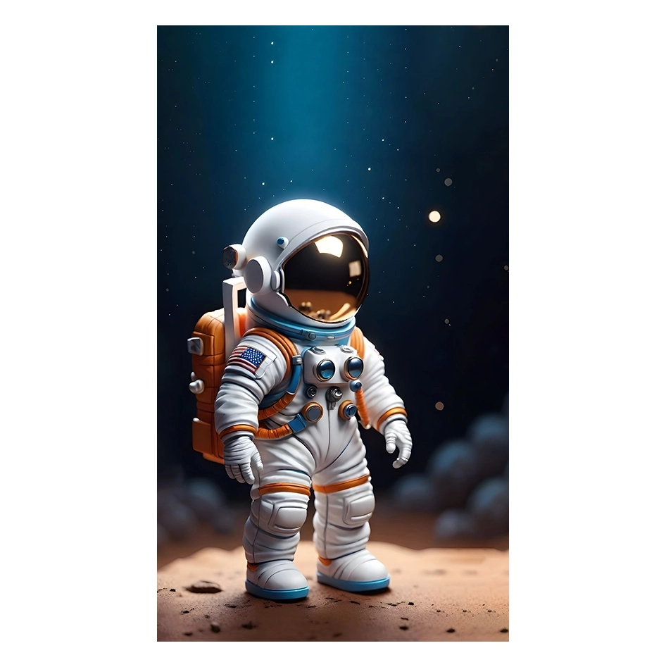 Astronaut Printable Backdrop 4' X 7'