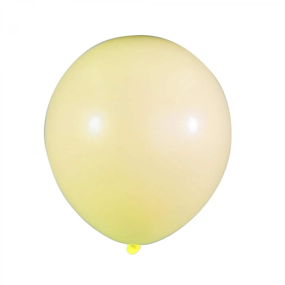 Pastel Yellow Matt Balloons