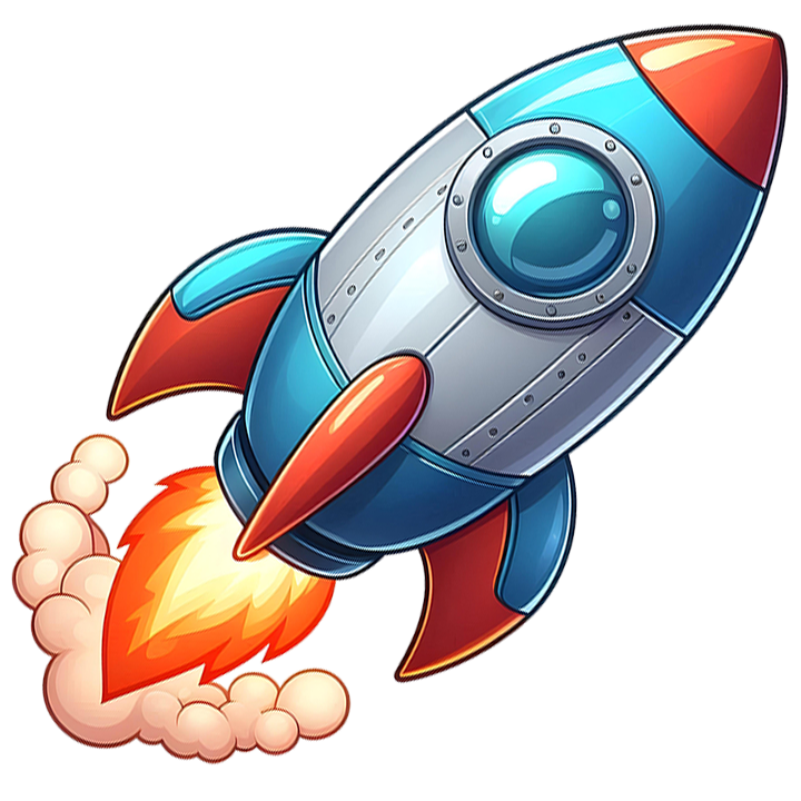 Rocket 3ft x1.5ft Printable