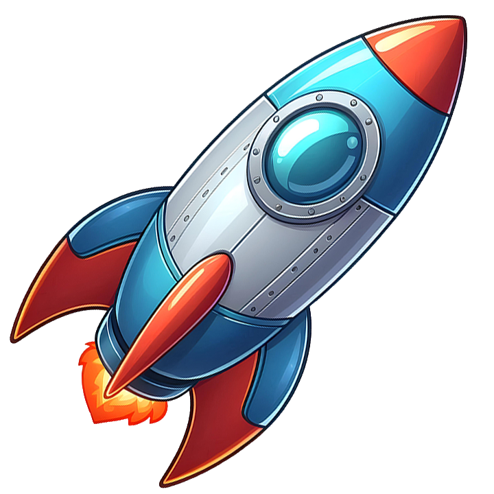 Rocket 5ft x 2.5ft Printable