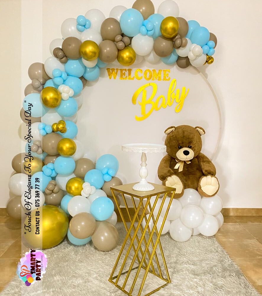 Teddy Bear Theme welcome Baby Boy