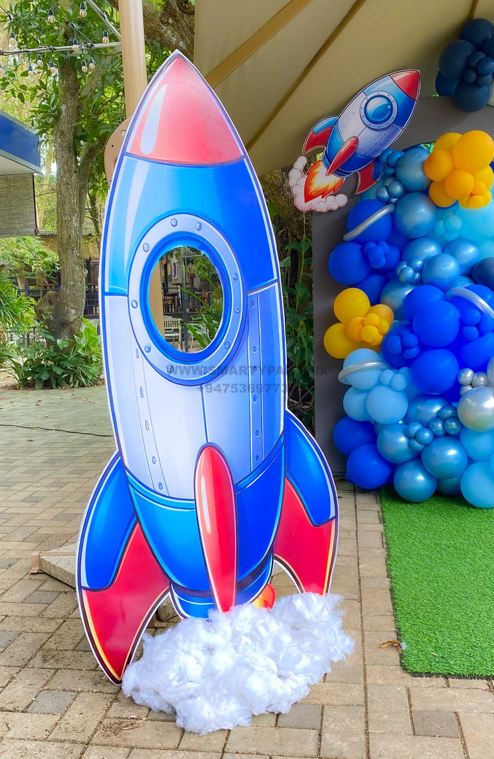 Astronaut Theme 6th Birthday Flex Print - Image 7