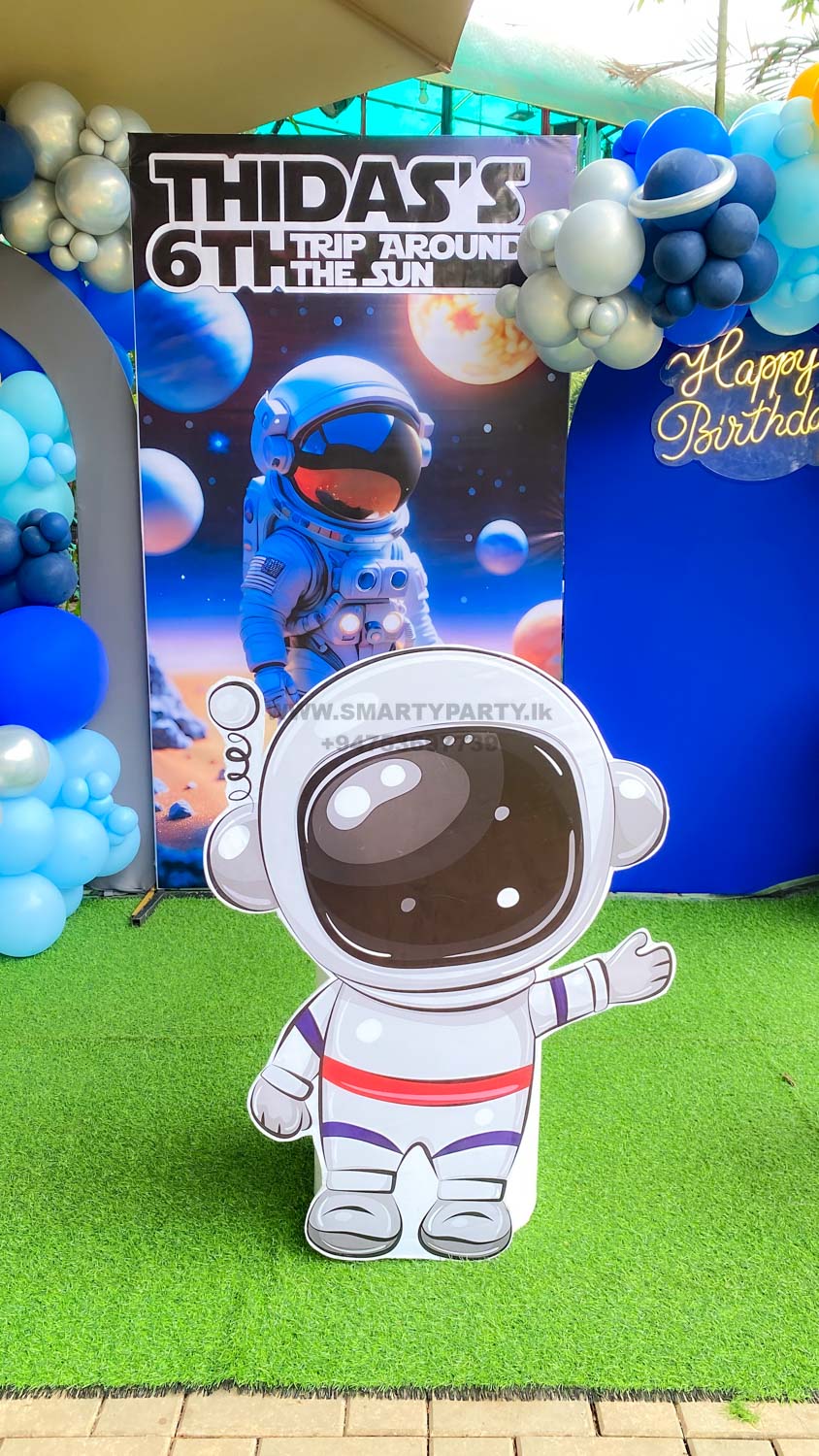 Astronaut Theme 6th Birthday Flex Print - Image 3