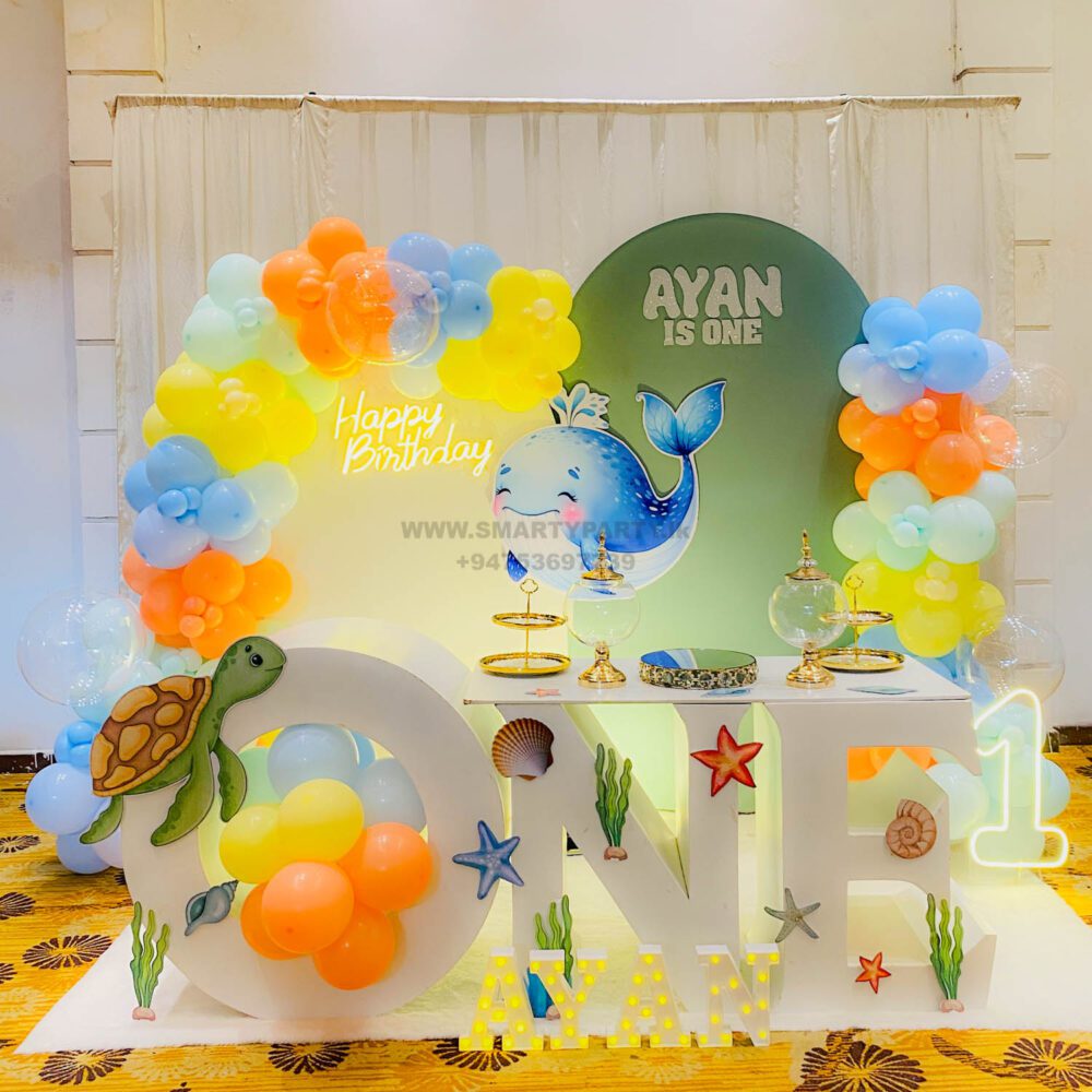 Sea Theme with One Table