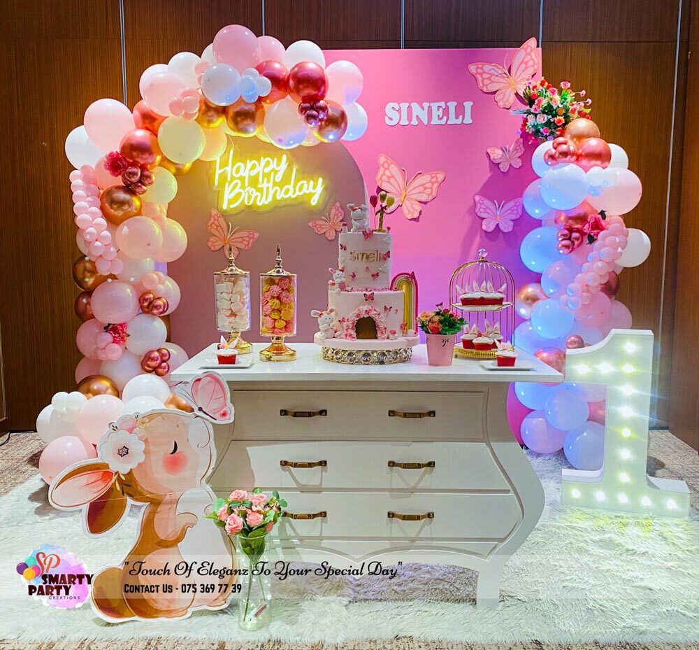 Bunny Theme 1st Birthday