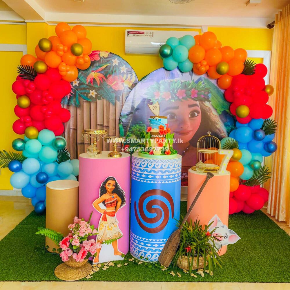 Moana Theme 7th Birthday
