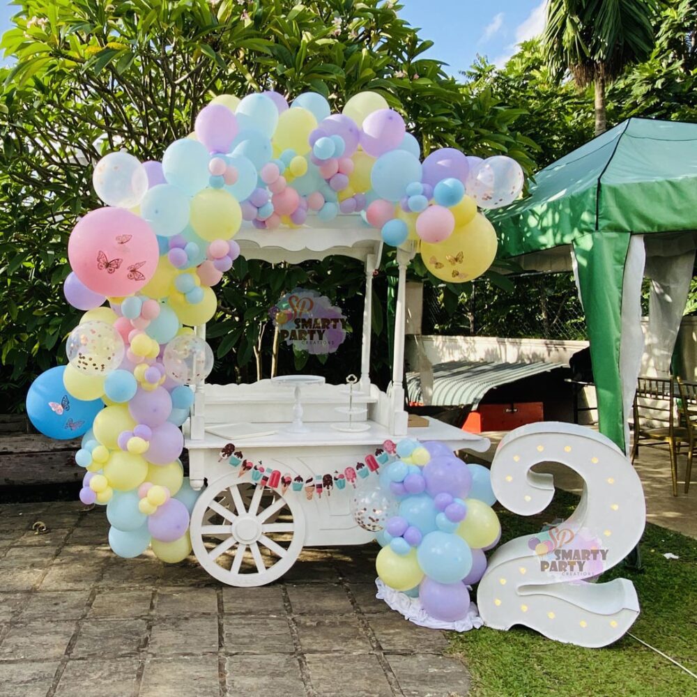 Candy Cart Theme Marque Number 2nd Birthday